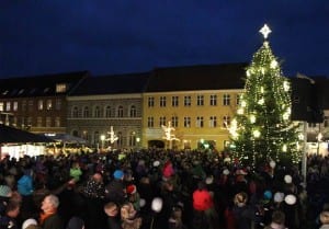 Juletræet tændes i Sorø
