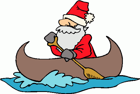 santa-in-canoe-clipart