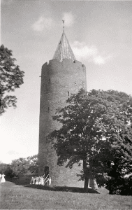 Gåsetårnet en sommerdag i 1956