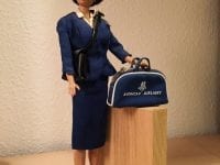 Vintage barbie som stewardesse. Foto: IDM