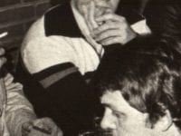Poul Nielsen ved et lisitations-møde i Kobergryden omkring 1985. Foto: Lokalarkivet Dianalund.