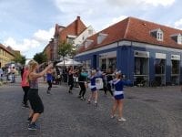 Der var dans i gaden, da der var Sorø Marked i 2019. Foto: SDL
