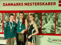 Sofie Steffensen vinder Guld og mesterskabs rekord i U15 piger. Foto: Sorø Roklub