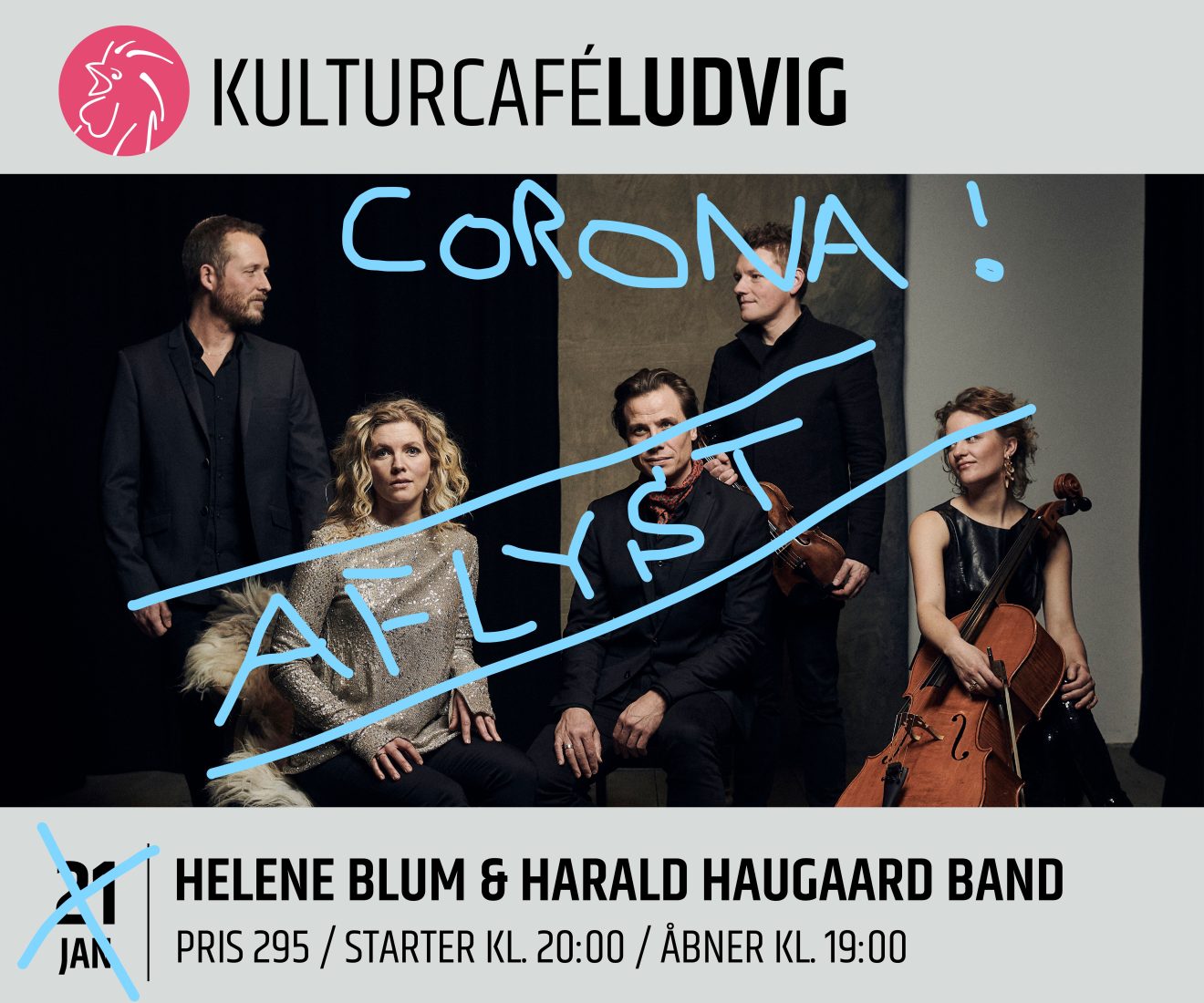 Koncerten med Blum & Harald er aflyst