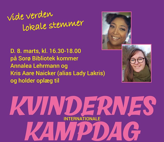 Kvindernes Kampdag på Sorø Bibliotek