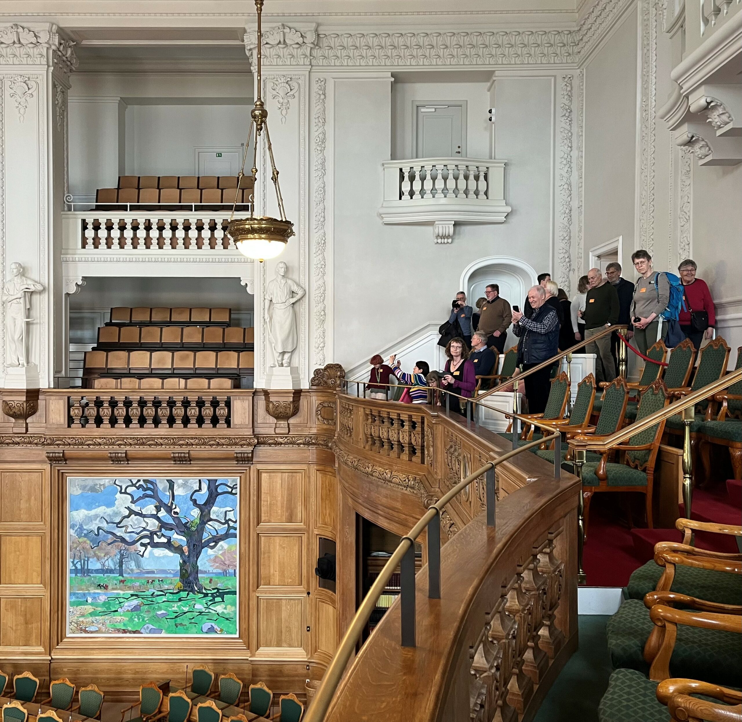 SF Sorø på besøg på Christiansborg