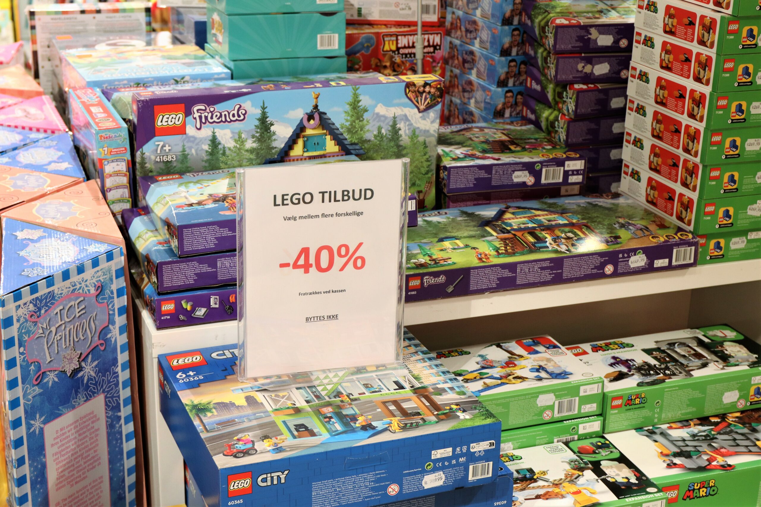Tilbud på udvalgte LEGO-æsker