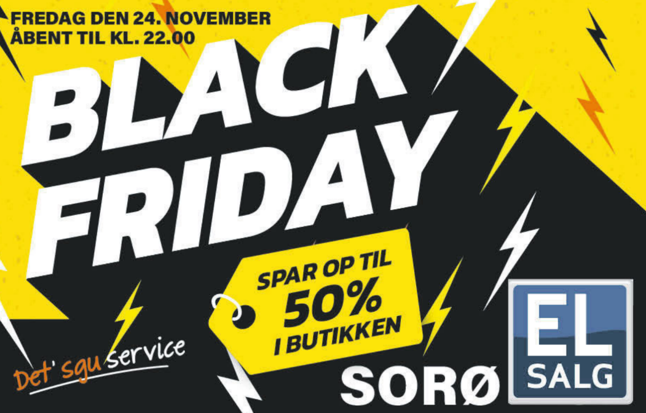 Black Friday hos Sorø El-salg
