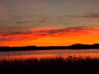 Solnedgang ved Sorø Sø